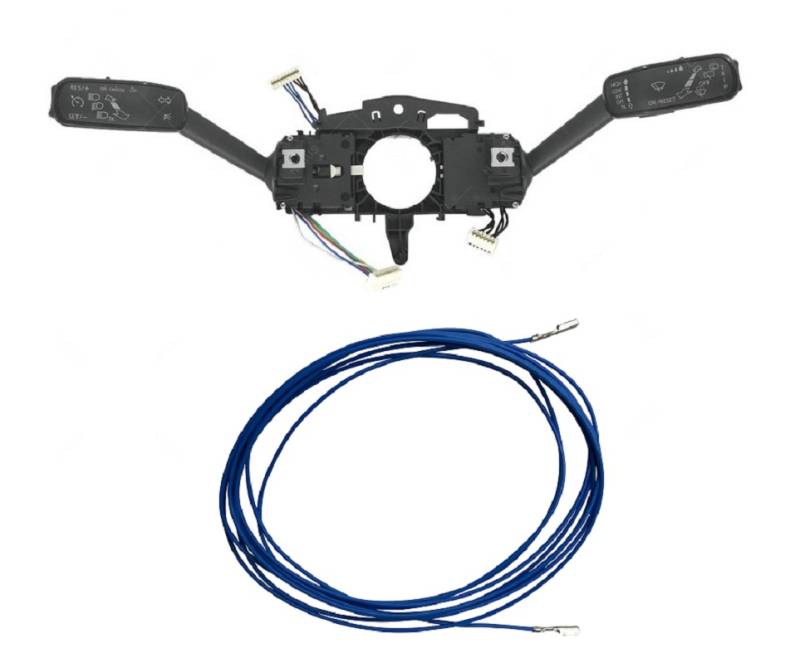 Lenkstockschalter Kombischalter Tempomat GRA Hebel 5Q0953513T + Kabelbaum für Skoda Octavia III 5E + Kombi von Hajus Autoteile GmbH