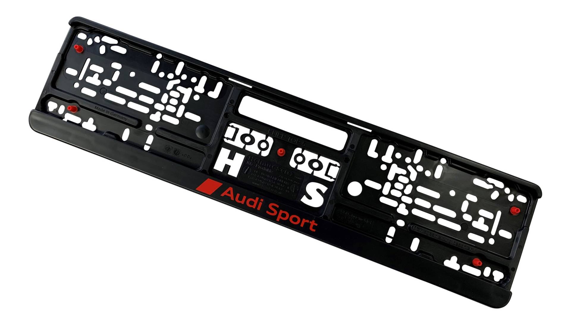 Original AUDI SPORT Premium Kennzeichenhalter Halter passend für alle Fahrzeuge von Tuning Fanatics