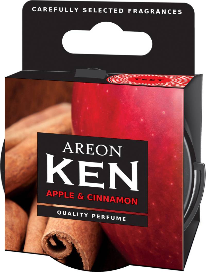 Original Areon KEN Auto Duftdose Duftbaum Lufterfrischer DECKEL Apfel & Zimt von erio FRESH GmbH & Co. KG