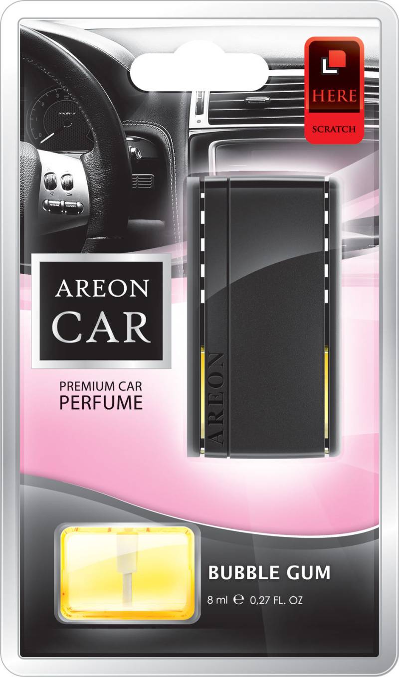 Original Areon LUX Auto Parfüm Lufterfrischer Duftbaum Lüftungsgitter Bubblegum von erio FRESH GmbH & Co. KG