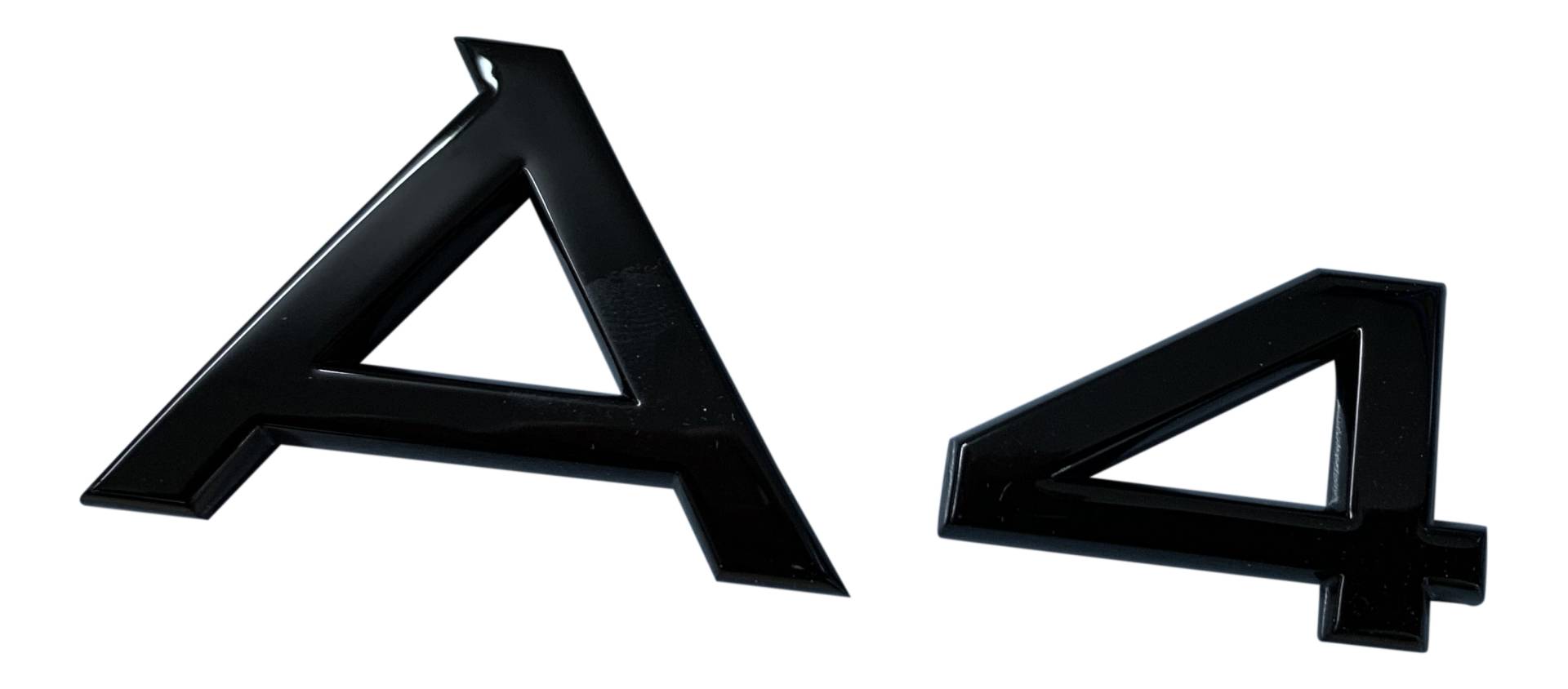 Original Audi A4 Black Edition Emblem Schriftzug Logo Schwarz A4 B5 B6 B7 B8 B9 von Volkswagen AG