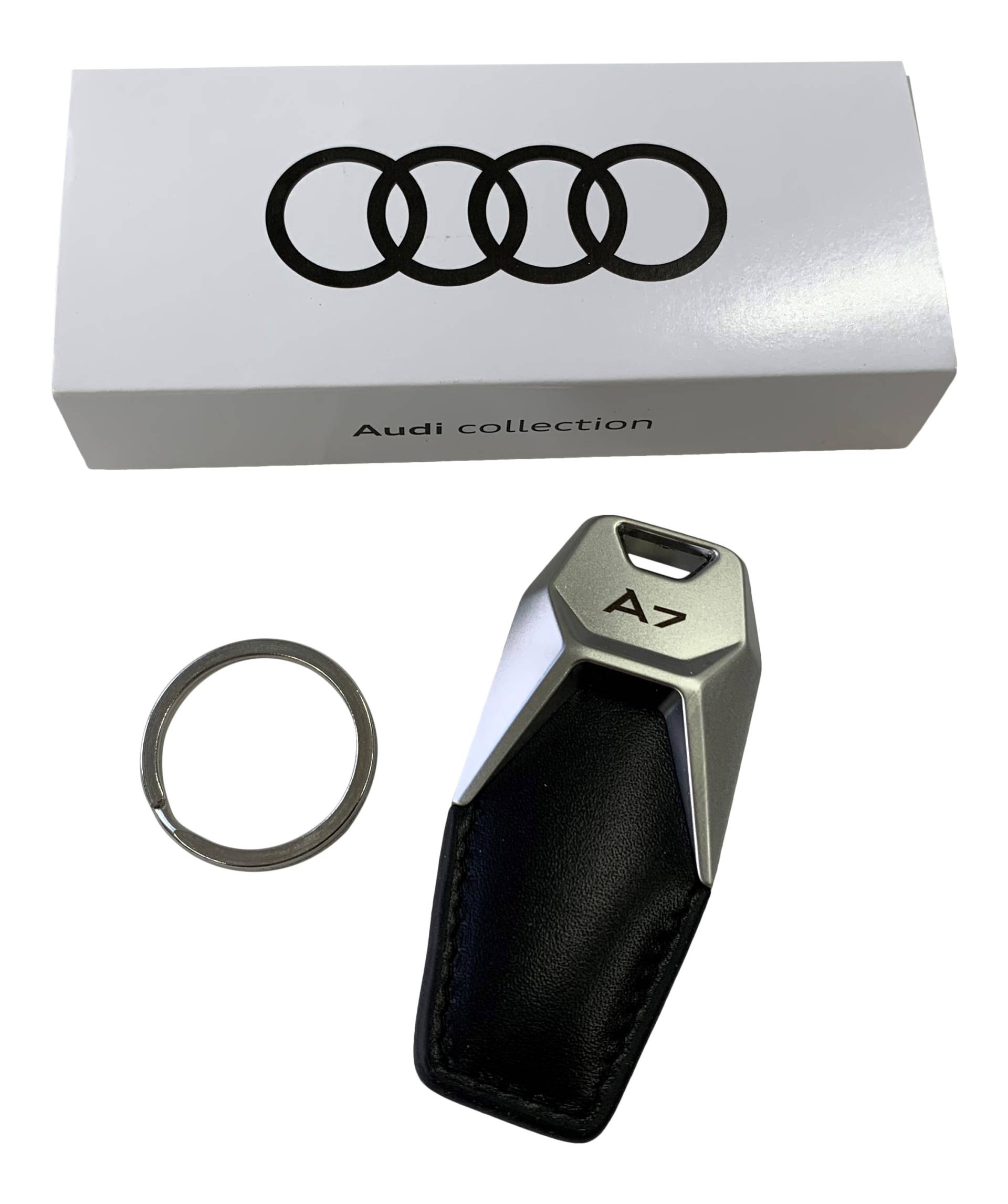 Original Audi A7 PREMIUM Schlüsselanhänger Schlüssel Logo mit Gravur A7 4G 4K von Tuning Fanatics