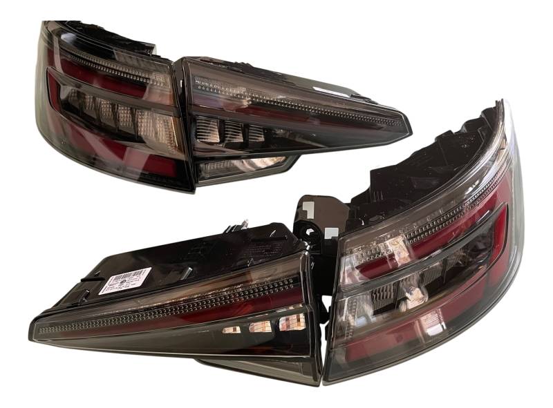 Original Audi BLACKLINE LED Rückleuchten Smoke Schwarz Set für Audi A4 B9 8W Limousine von Volkswagen AG