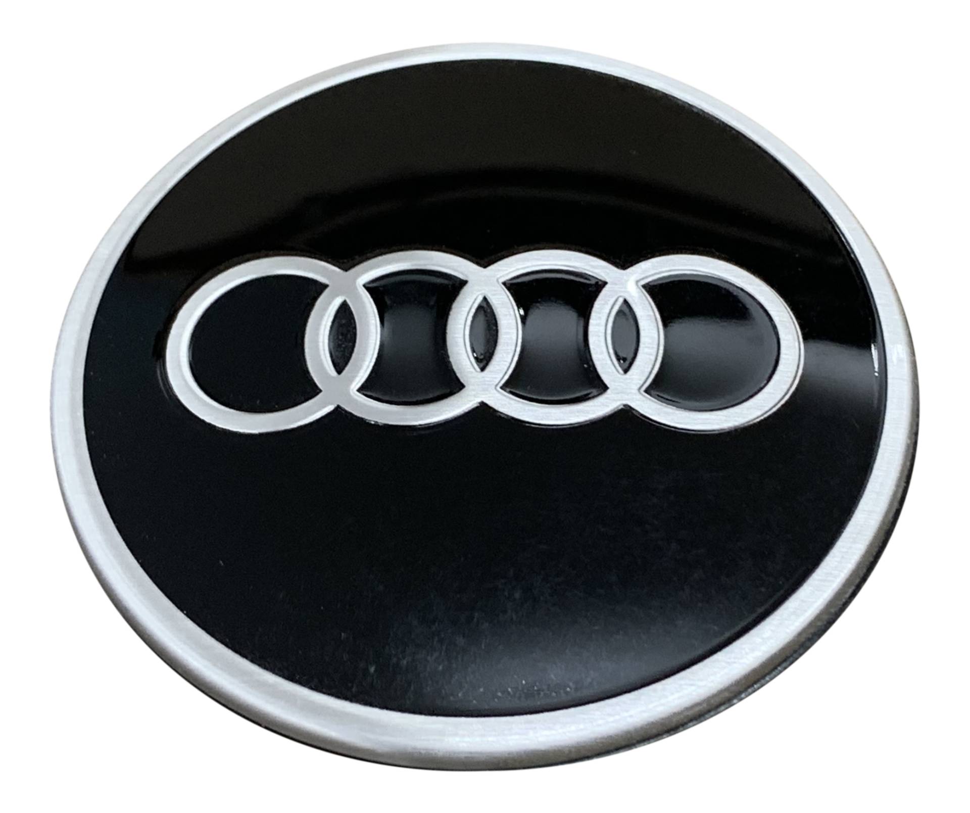 Original Audi Nabendeckel / Felgedeckel Nabenkappe in Schwarz Glanz universell passend von Volkswagen AG