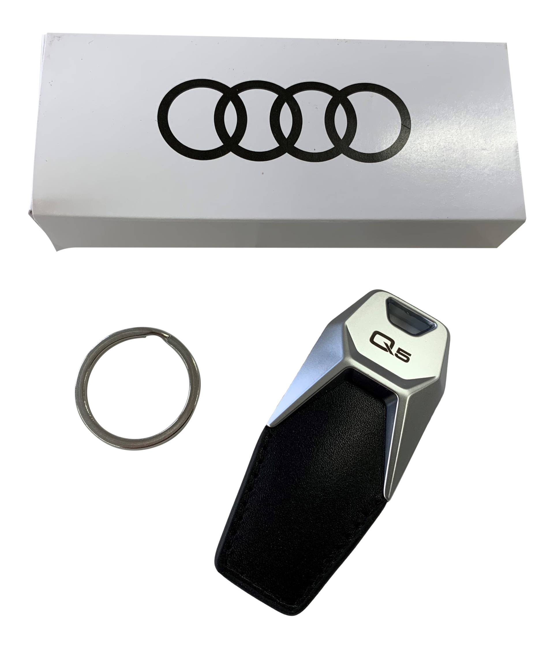 Original Audi Q5 PREMIUM Schlüsselanhänger Schlüssel Logo mit Gravur Q5 8R FY von Volkswagen AG