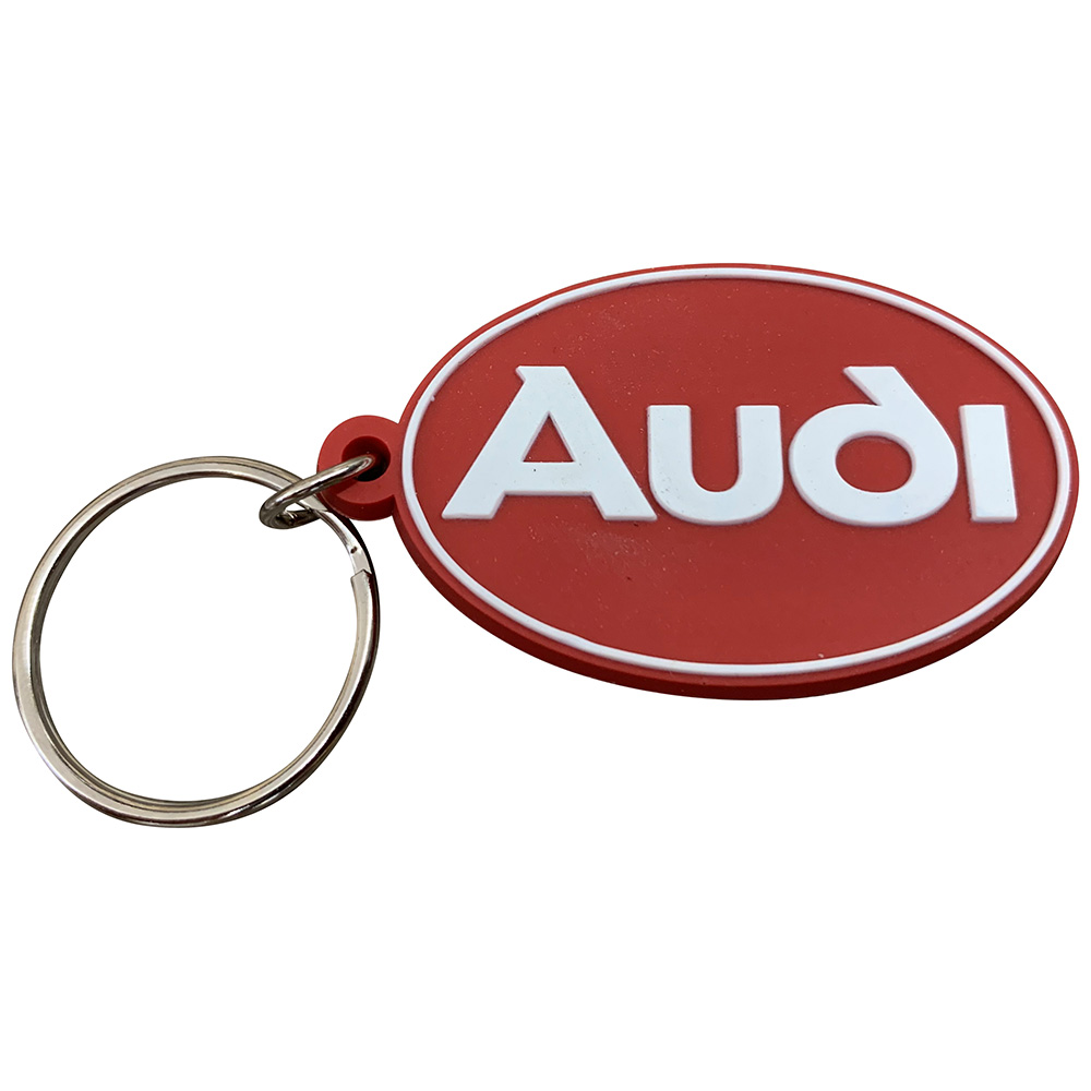 Original Audi Retro Schlüsselanhänger Schlüssel Logo im Retro Design Old School von Tuning Fanatics