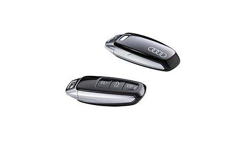 Original Audi Schlüsseltasche / Schlüsselcover Hülle Tasche Schlüssel Key Cover Schwarz für Audi A3 8Y A6 4A C8 A7 4K A8 4N Q8 4M Q4 e-tron F4 Q7 4M e-tron GT GE von Volkswagen AG