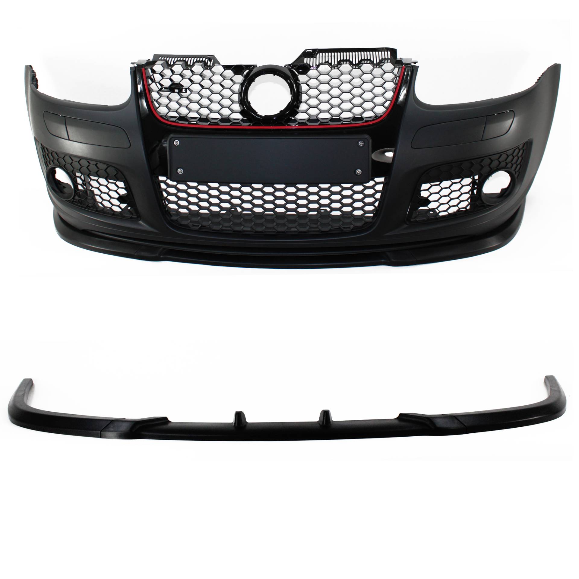 Original JOM Cup- Frontspoiler / Spoiler Lippe 3-Teilig aus ABS Kunststoff für Audi A4 8E B6 +Cabrio von Tuning Fanatics