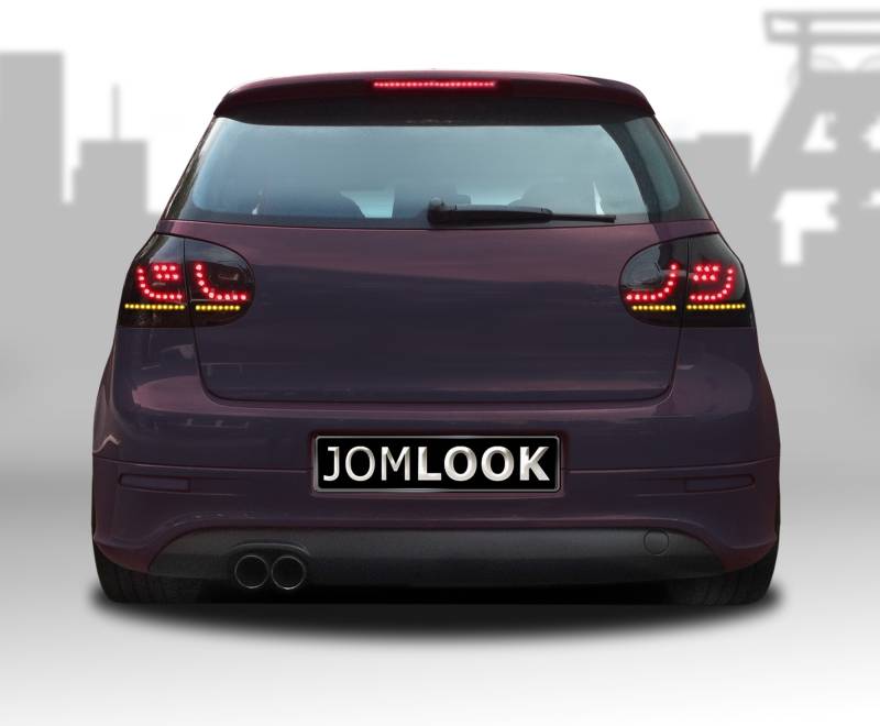 Original JOM URBAN LED Rückleuchten Schwarz Smoke SET für VW Golf 5 V MK5 Limo von JOM Car Parts & Car Hifi GmbH