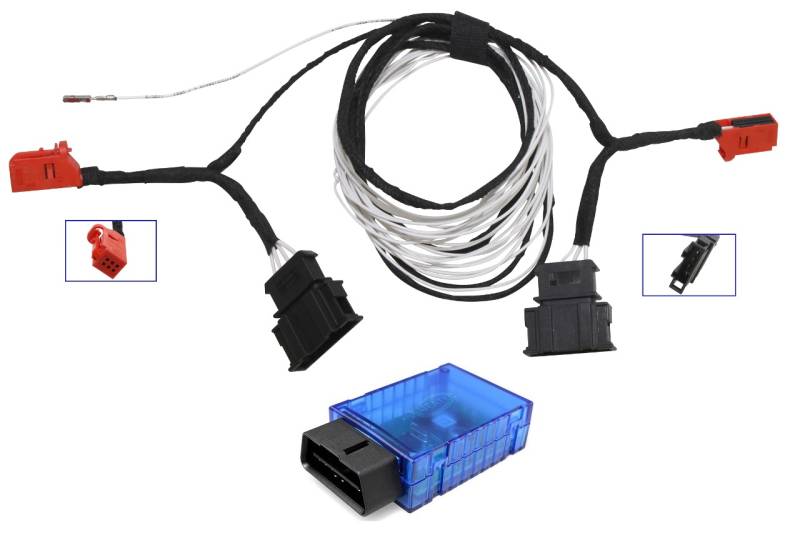 Original Kufatec Kabelsatz Kabelbaum Adapter Kabel Nachrüstung LED Rückleuchten + Codier Dongle für Seat Ateca KH7 ab 2016- von Tuning Fanatics