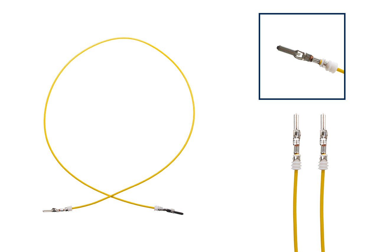 Original Kufatec Reparatur Kabel Litze Leitung / Einzelleitung Stiftkontakt 2,8 / wie OEM: 000979129E von KUFATEC GmbH & Co. KG