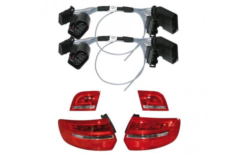 Original Kufatec SET Facelift Rückleuchten LED Adapter für Audi A3 8P Sportback von Tuning Fanatics