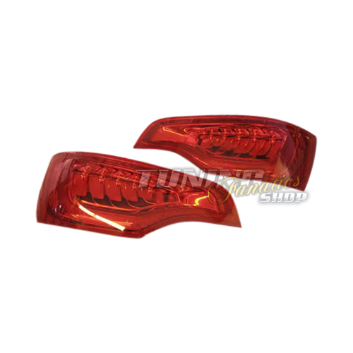 Original OEM FACELIFT LED Rückleuchten Heckleuchten SET passend für Audi Q7 4L von Tuning Fanatics