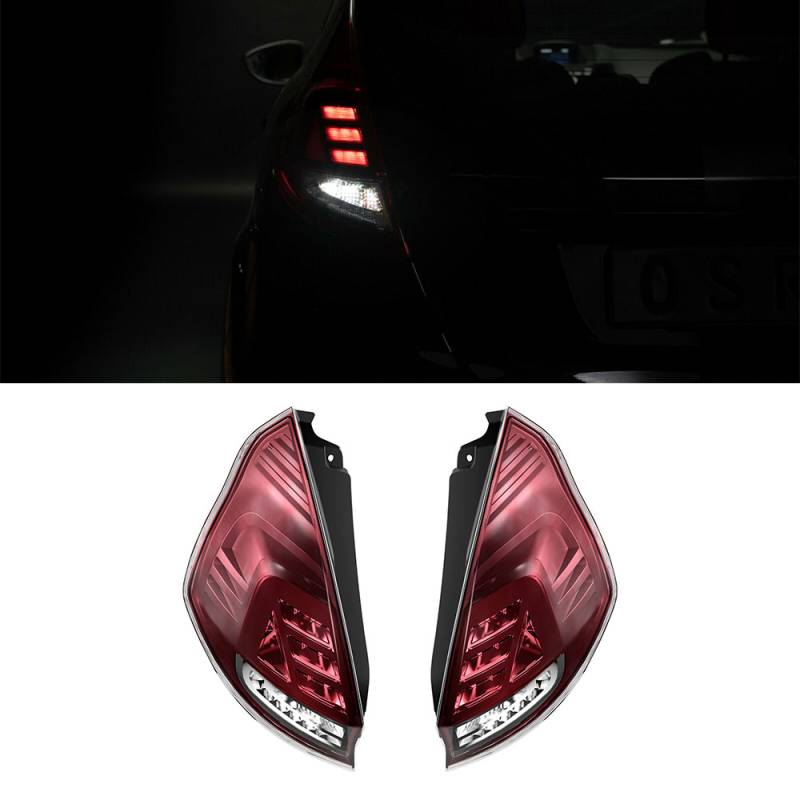 Original Osram LED Rückleuchten Heckleuchten (Dynamische Blinker) LEDriving ® für Ford Fiesta MK7 (2013-2017) von Tuning Fanatics