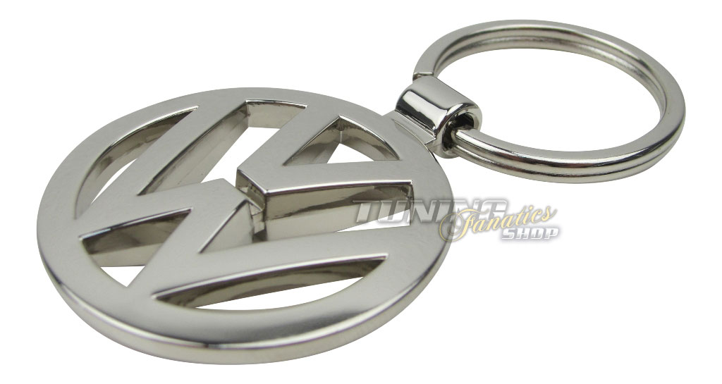 Original VW Schlüsselanhänger Schlüssel Emblem Anhänger VW Logo in Chrom von Tuning Fanatics