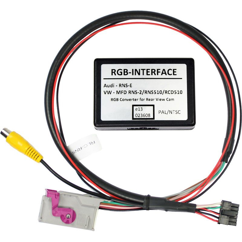 Original r.LiNK Rückfahrkamera Interface RGB Converter Kabelbaum für Audi RNS-E von Patryk Burzacki  Wibutec KFZ-Nachrüstungen