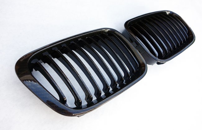 PREMIUM Kühlergrill Sport Grill Gitter CARBON Look für BMW 3er E46 von Goingfast GmbH