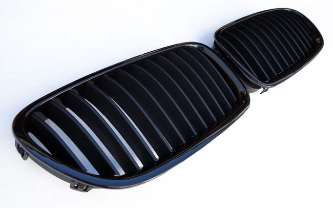 PREMIUM Kühlergrill Sport Grill Gitter Schwarz Glanz für BMW F10 F11 von Goingfast GmbH