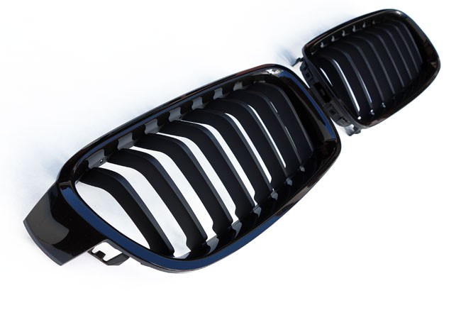 PREMIUM Kühlergrill Sport Grill Gitter Schwarz Glanz für BMW F30 F31 von Goingfast GmbH