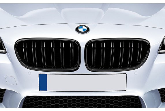 PREMIUM Kühlergrill Sport Grill Gitter Schwarz Matt für BMW F10 F11 von Goingfast GmbH