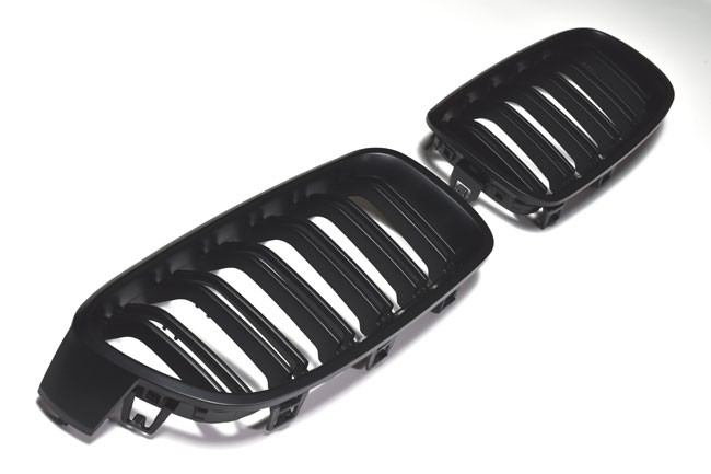 PREMIUM Kühlergrill Sport Grill Gitter Schwarz Matt für BMW F30 F31 von Goingfast GmbH