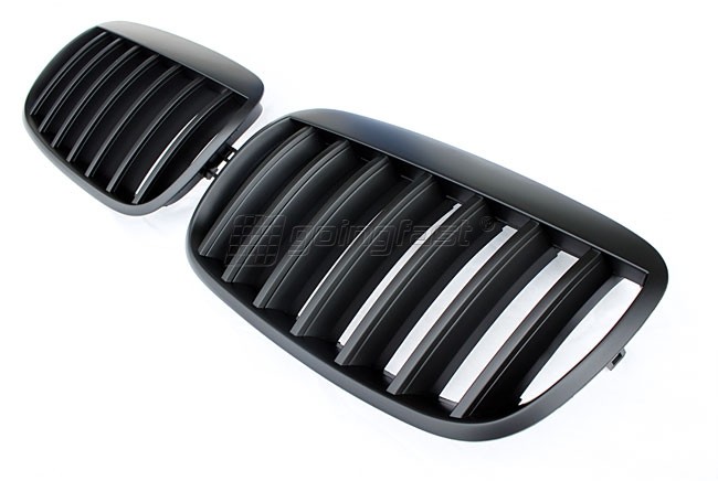 PREMIUM Kühlergrill Sportgrill Gitter Front Grill Schwarz für BMW X5 E70 von Goingfast GmbH