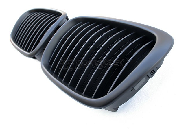 PREMIUM Kühlergrill Sportgrill Gitter Grill Schwarz Matt für BMW E39 von Goingfast GmbH