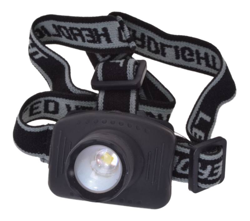 PROFI 1Watt High-Power SMD LED Stirnlampe Kopf Taschen Lampe Stirnleuchte ZOOM von Diedrich Filmer GmbH