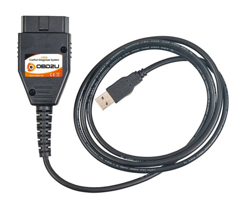 PROFI Diagnose Gerät USB OBD 2 CPDS KKL CAN BUS Codieren Löschen #7 für Skoda von Türk GbR