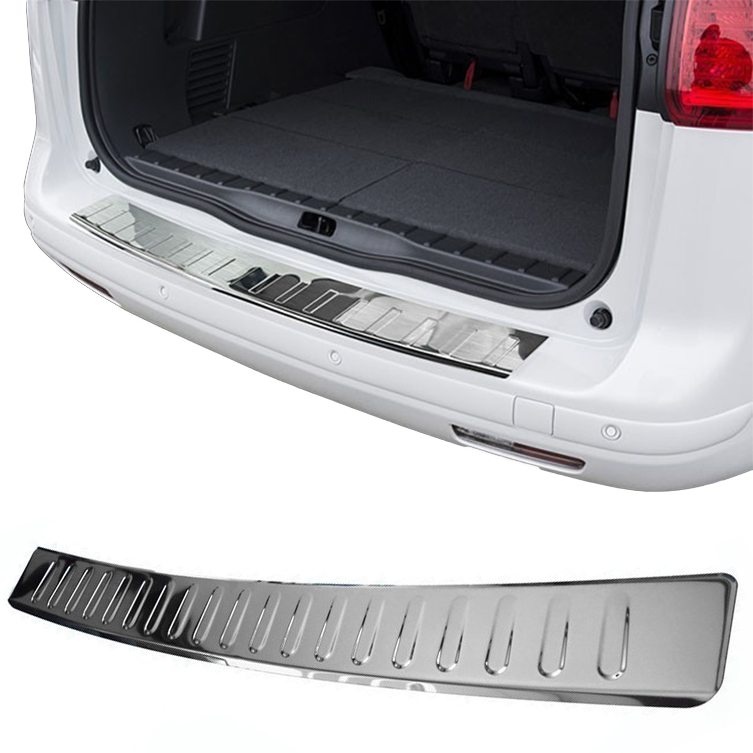 Premium Edelstahl Ladekantenschutz Schutz für Mercedes B-Klasse W245 2005-2008 von Tuning Fanatics