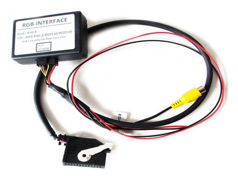 RGB Converter Interface Nachr. Rückfahrkamera für VW Navi RNS RCD 315 510 MFD 3 von suwtec GmbH