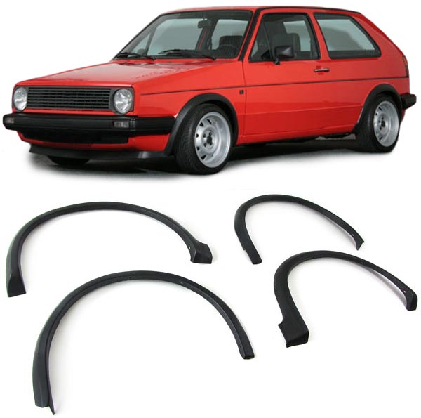 Radlaufverbreiterung Radlauf Kotflügel Verbreiterung für VW Golf 2 II ab 1983-1987 von Carparts-Online GmbH