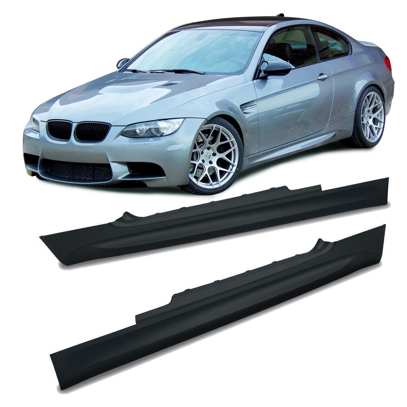 Seitenschweller Schweller Sport Look SET für BMW 3er E92 Coupe ab 2007-2009 von JOM Car Parts & Car Hifi GmbH