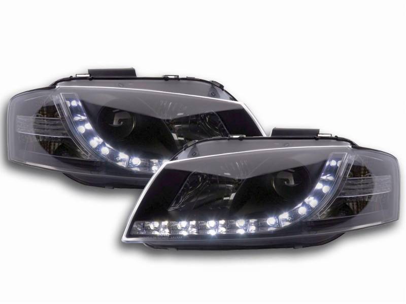 LED Scheinwerfer in schwarz für Audi A3 8L 1996-2000 von Tuning-Tec