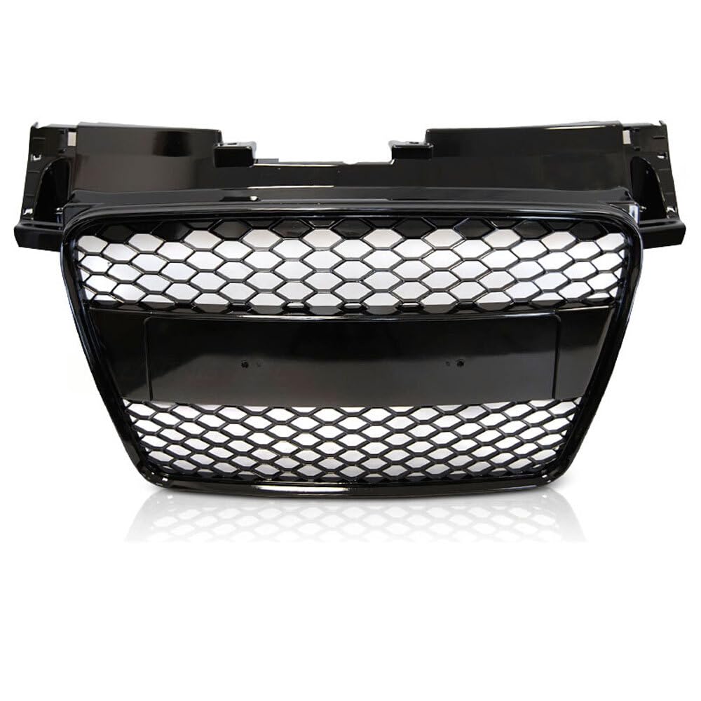 Sportgrill für Audi TT 8J 2006-2014 Coupe Roadster Glanzschwarz Frontgrill von Tuning-Tec