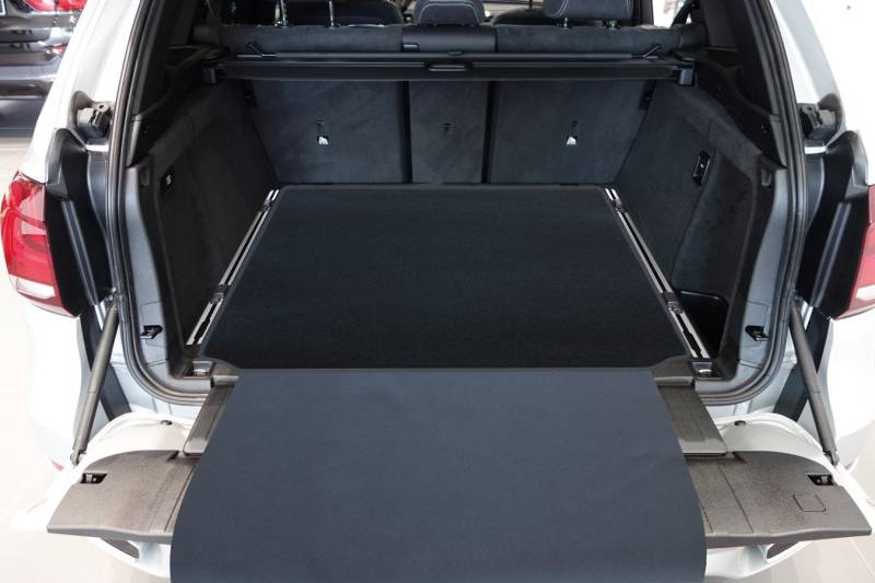 tuning-art 2908 Kofferraummatte für BMW X5 F15 2013-2018 3-teilig mit Ladekantenschutz von tuning-art