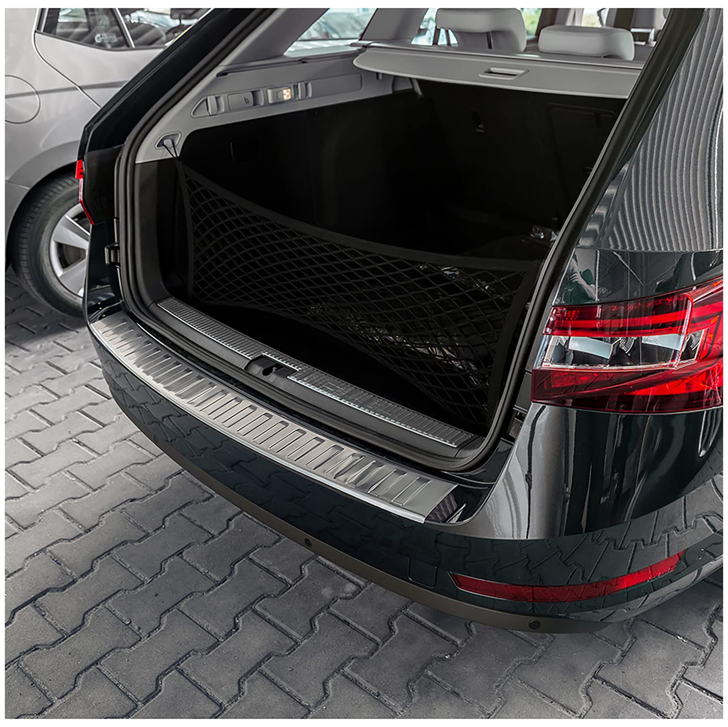 tuning-art BL930 Ladekantenschutz mit Abkantung für Skoda Superb 3 Kombi 2015-2019 von tuning-art