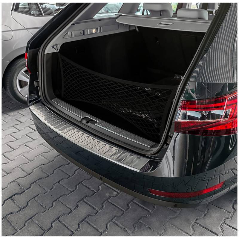 tuning-art BL930 Ladekantenschutz mit Abkantung passend für Skoda Superb 3 Kombi 2015-2019 von tuning-art