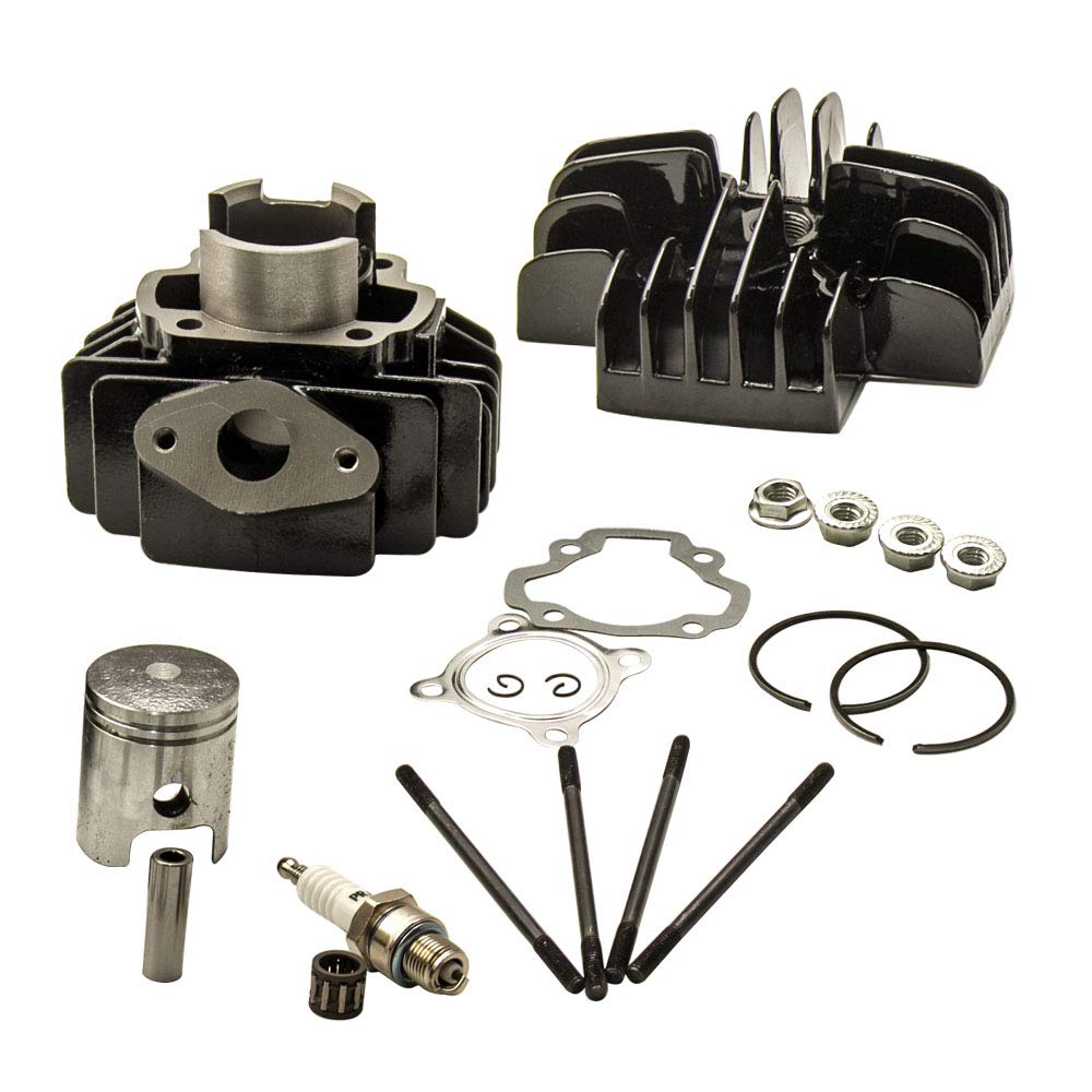 Tuningsworld Zylinderkolbendichtung, 50 cc, Big Bore Top End Kit für Yamaha PW50 1981–2009, QT50 1979–1987, Bohrung und Hub 40,00 mm x 39,20 mm von Tuningsworld