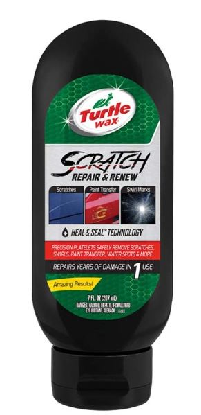 TURTLE WAX - SCRATCH REPAIR & RENEW - Kratzerentferner Politur, 200ML von Turtle Wax