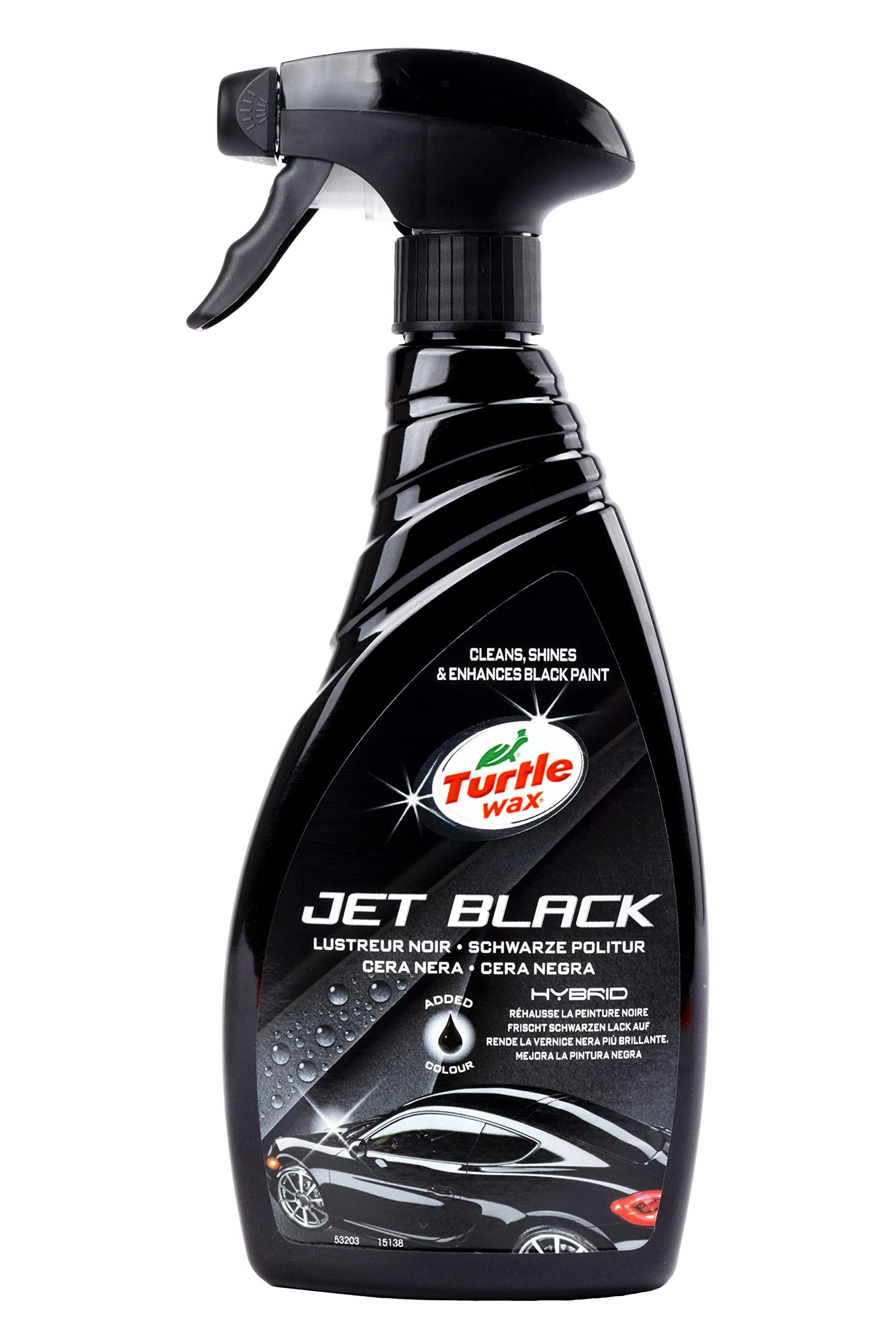 Turtle Wax Hybrid Jet Black Spray Polish 500ml von Turtle Wax