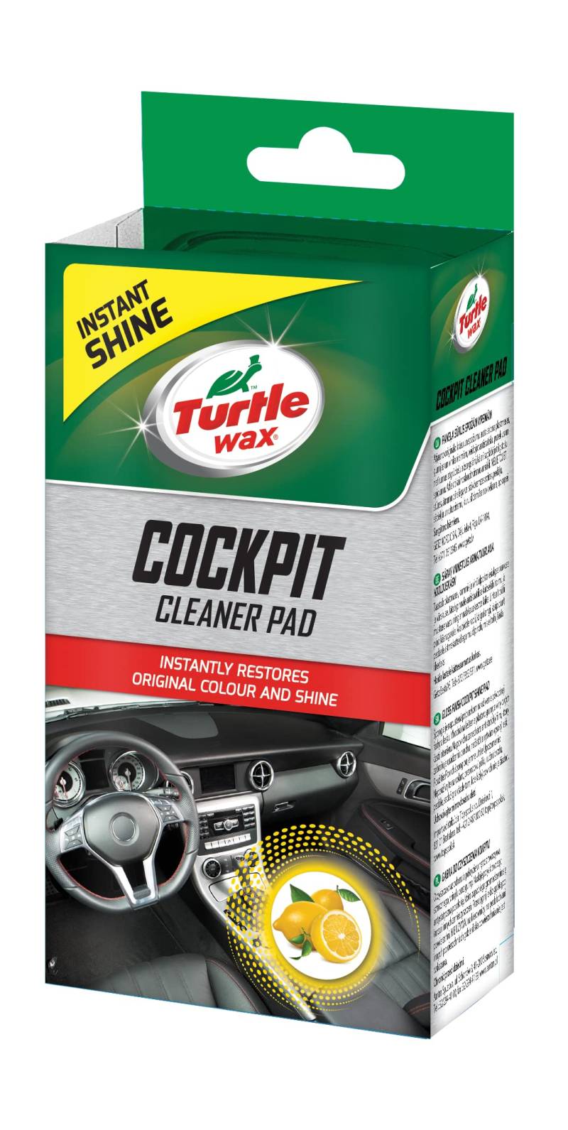 Turtle Wax 51680 Staubfreier Lufterfrischer Der Cockpitauflage Innenauto-Amaturenbrettplastikreinigungsschwamm von Turtle Wax