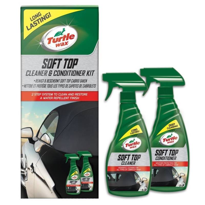 Turtle Wax 51772 Soft Top Cabrio Reiniger & Schutz Stoff, Vinyl, Schimmel von Turtle Wax