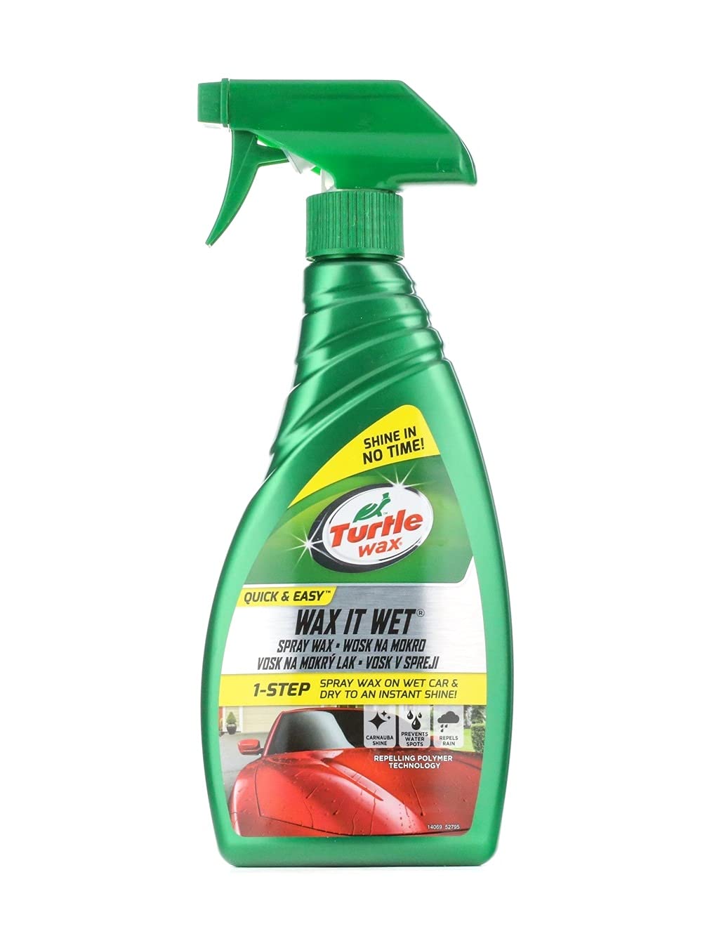 Turtle Wax Sprühwachs Spray Wax It Wet Lackpflege Auto Car 70-186 500Ml von Turtle Wax