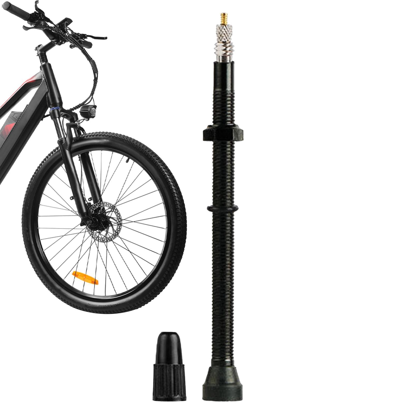 Tuxuseo Tubeless-Ventile,Ventilschaft für Fahrräder - 40–120 mm Alu-Tubeless-Rad-Reifenventil | Superleichtes, auslaufsicheres, stabiles Reifenventil für Lange Fahrten, Reisen von Tuxuseo