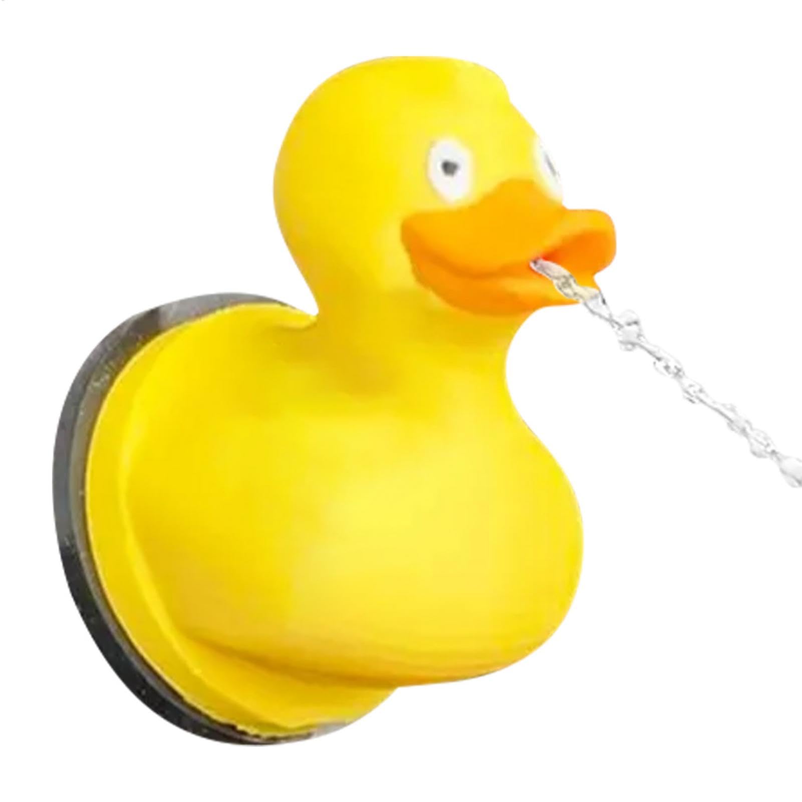 Tuxxjzm Lustige Ente mit Sprinkler,Fun Duck Sprinkler, Niedliche Sprinkler-Dekoration in Entenform für Auto, Lustige multifunktionale Autodekorationen, Streich-Requisiten für, Mädchen, Kinder von Tuxxjzm