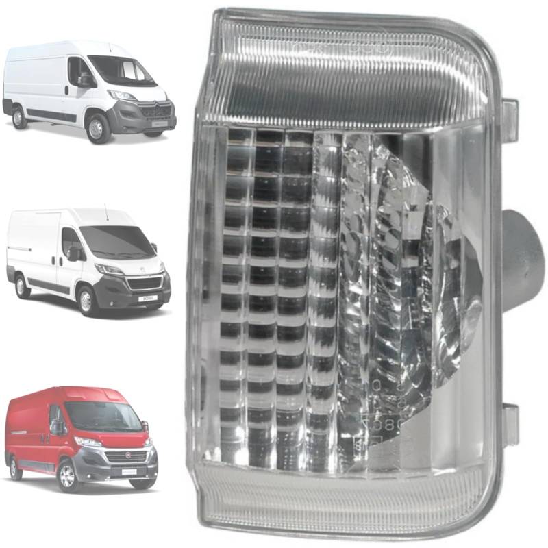 Twowinds Blinker Rückspiegel, Außenspiegel Rechter Seitenblinker, Kompatibel mit Fiat Ducato Jumper II Boxer (ab 2006) 71748253 Blinkerspiegel von Twowinds