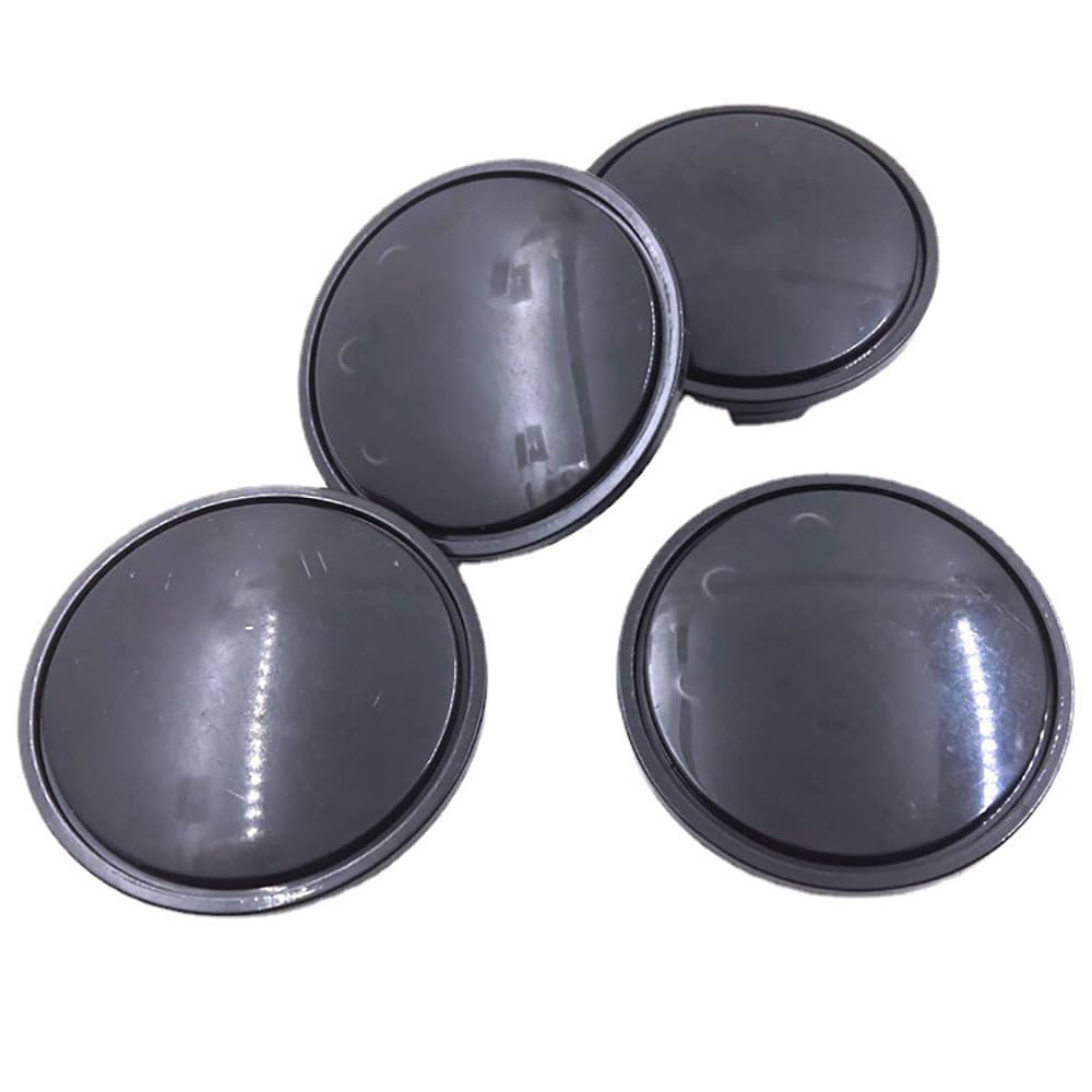 4 pcs Auto Radnabenkappen, Für OD 57 mm,ID 55 mm staubdichte Radnabenkappen langlebige Ersatz wasserdicht Abdeckungen Zubehör von Txopaf