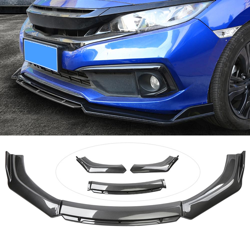 Auto Frontspoiler, Für Audi A3 Sportback 8PA 2004–2012 FrontStoßstangen Lippe Splitter Spoilerlippe Karosserie Anti Collision Strip Dekoration von Txopaf