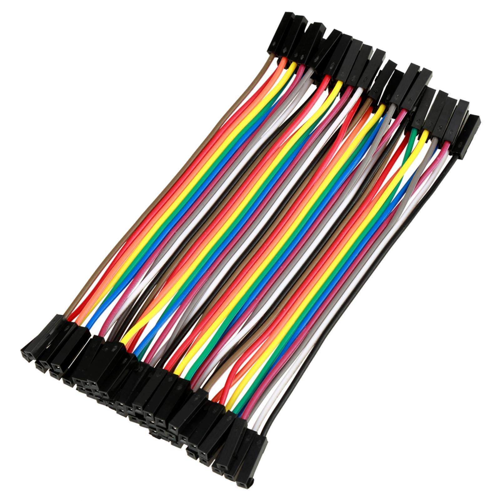 5pcs Jumper Wires Kit, Jumper Drähte mit bunten, Jumper Wire Lötfreies Steckbrett für Steckbrett von Tyenaza